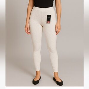 Women's White Sheer Leggings Silver Accents Leggings